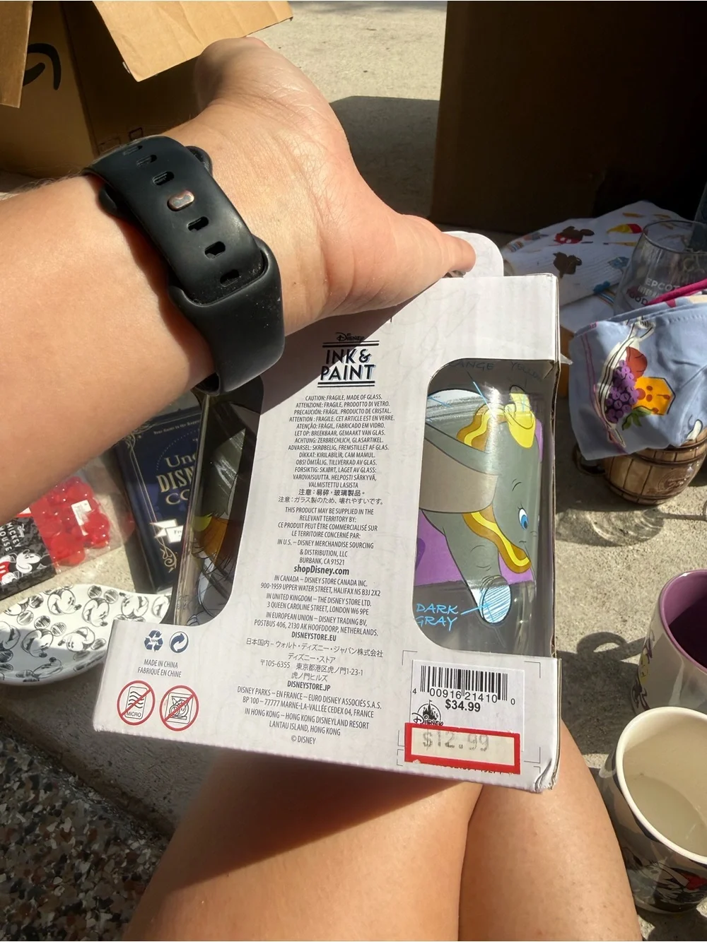 Disney Ink & Paint Glasses set